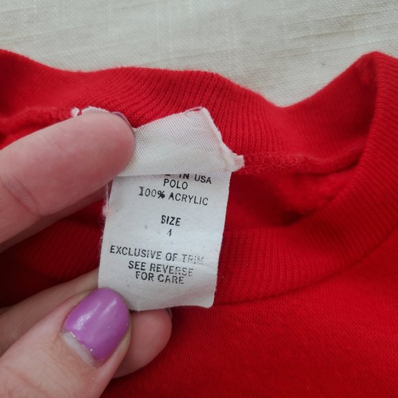 Vintage Gumball Machine Sweater 2t/3t - Picture 4 of 8